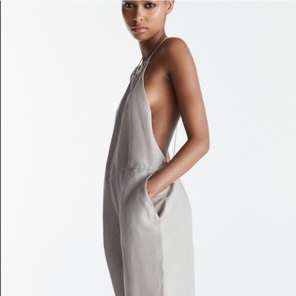 Zara Pants - Zara NWT linen blend Cropped Jumpsuit